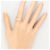 Autre Marque Platin- und Gelbgold-Ring mit Diamant Golden - Ansicht 7