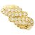 Autre Marque 18K Gelbgold-Ring mit Diamant Golden