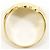 Autre Marque 18K Gelbgold-Ring mit Diamant Golden - Ansicht 3