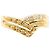 Autre Marque 18K Gelbgold-Ring mit Diamant Golden