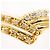 Autre Marque 18K Gelbgold-Ring mit Diamant Golden - Ansicht 2