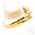 Autre Marque 18K Gelbgold-Ring mit Diamant Golden - Ansicht 3