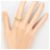Autre Marque 18K Gelbgold-Ring mit Diamant Golden - Ansicht 7