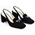 Prada Schwarze Wildleder Slingback-Pumps mit Logo