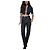 Jean Paul Gaultier Set Denim SS1998 Frida Kahlo Nero
