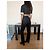 Jean Paul Gaultier Set Denim SS1998 Frida Kahlo Nero - vista 3