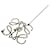 Spilla Anagram Loewe Argento - vista 3