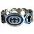 Gucci Interlocking GG Logo Ring aus Silber