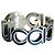 Gucci Interlocking GG Logo Ring aus Silber - Ansicht 2