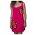 Louis Vuitton Rosa Viskose-Sommerkleid mit Rosenmuster Pink