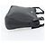 Borsa a Spalla Heart SAINT LAURENT in Pelle Argento Nero Auth 182466 - vista 5