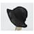 Miu Miu Hat Raffia M Black Auth 182226A  - view 4