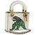Borsa Christian Dior Lady Dior Niki de Saint Phalle in pelle 2way Auth 182304SAM Bianco D'oro