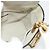 Borsa Christian Dior Lady Dior Niki de Saint Phalle in pelle 2way Auth 182304SAM Bianco D'oro - vista 20