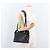 Borsa Tote Salvatore Ferragamo in pelle nera argento Auth BA13088 Nero - vista 22