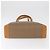 Borsa Tote GUCCI Micro GG Supreme PVC Beige Oro Auth 181868 D'oro - vista 10