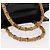 Borsa Tote GUCCI Bamboo in pelle nera e oro 002 0260 Auth 180119 Nero D'oro - vista 7