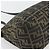 FENDI Zucca Canvas Mamma Baguette Shoulder Bag Black Brown Auth 181871M Marrone Nero - vista 13
