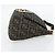 FENDI Zucca Canvas Mamma Baguette Shoulder Bag Black Brown Auth 181871M Marrone Nero - vista 5