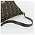 FENDI Zucca Canvas Mamma Baguette Shoulder Bag Black Brown Auth 181871M Marrone Nero - vista 7