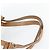 Céline Zaino CELINE Macadam Canvas PVC Pelle Marrone Oro Auth bs35270 D'oro - vista 10