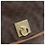 Céline Zaino CELINE Macadam Canvas PVC Pelle Marrone Oro Auth bs35270 D'oro - vista 16