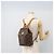 Céline Zaino CELINE Macadam Canvas PVC Pelle Marrone Oro Auth bs35270 D'oro - vista 23