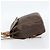 Céline Zaino CELINE Macadam Canvas PVC Pelle Marrone Oro Auth bs35270 D'oro - vista 4