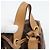 Céline Zaino CELINE Macadam Canvas PVC Pelle Marrone Oro Auth bs35270 D'oro - vista 7