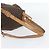 Céline Zaino CELINE Macadam Canvas PVC Pelle Marrone Oro Auth bs35270 D'oro - vista 9