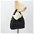 Borsa a tracolla Salvatore Ferragamo Gancini in tela nero argento Auth ka4493A - vista 20