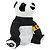 Dolce & Gabbana DOLCE&GABBANA D&G x Jujutsu Kaisen Eco Bag Panda Bag Nylon Black Auth 167375M
