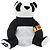 Dolce & Gabbana DOLCE&GABBANA D&G x Jujutsu Kaisen Eco Bag Panda Bag Nylon Black Auth 167375M - vista 2