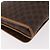 Céline Borsa a tracolla CELINE Macadam Canvas PVC Pelle Marrone Oro Auth BA13279 D'oro - vista 12