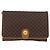 Céline Borsa a tracolla CELINE Macadam Canvas PVC Pelle Marrone Oro Auth BA13279 D'oro - vista 2