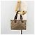 Borsa GUCCI GG Canvas Web Sherry Line Beige Argento Auth 178849 - vista 23