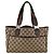 Borsa GUCCI GG Canvas Web Sherry Line Beige Argento Auth 178849 - vista 3