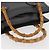 Borsa Tote GUCCI Bamboo in pelle nera e oro Auth 180798 Nero D'oro - vista 9