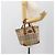 Borsa a mano Burberry Nova Check in tela beige e oro Auth ka4541 D'oro - vista 20