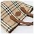 Borsa a mano Burberry Nova Check in tela beige e oro Auth ka4541 D'oro - vista 6