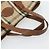 Borsa a mano Burberry Nova Check in tela beige e oro Auth ka4541 D'oro - vista 7