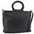 Céline Borsa CELINE in pelle 2way Nera Oro Auth 171255A Nero D'oro