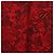 VALENTINO Pañuelo de seda floral Rojo Auth am11699V Roja - vista 6