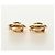 Orecchini CHANEL COCO Mark in metallo Gold Tone CC Auth 181301V - vista 4