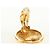 Orecchini CHANEL COCO Mark in metallo Gold Tone CC Auth 181301V - vista 9