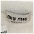 Falda Miu Miu de algodón blanca Auth 182059M Blanco - vista 9