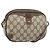 Borsa GUCCI GG Supreme Web Sherry Line PVC Beige Oro 156 02 066 Auth 171266 D'oro