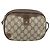 Borsa GUCCI GG Supreme Web Sherry Line PVC Beige Oro 156 02 066 Auth 171266 D'oro - vista 2