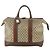 Borsa Boston GUCCI GG Supreme Web Sherry Line in PVC Beige Rosso Auth 180195 - vista 2