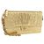 CHANEL COCO Clutch Bag Kalbsleder Gold CC Authentisch 182873SAM Golden